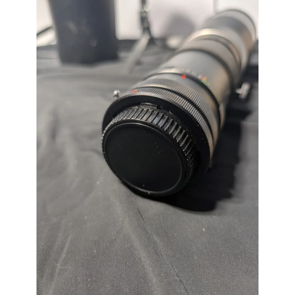 Vintage Vivitar 400mm 1:6.3 Auto Telephoto Lens - Manual Focus w/ Case